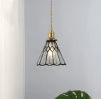 Pendant Light | Geometric Copper Glass | 120 cm Adjustable Chain