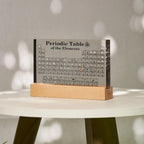 Periodic Table Display | Laser-Engraved Acrylic & 83 Real Elements | Three Sizes