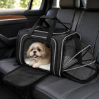 Pet Carrier | Expandable & Breathable Mesh | Small & Medium