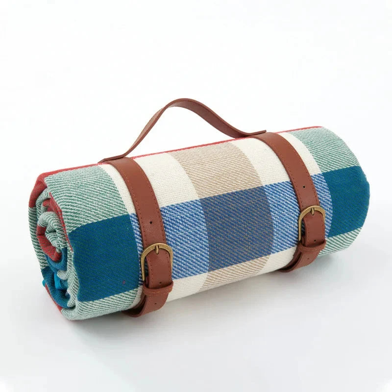 Picnic Blanket | Waterproof PEVA & Foam Padding | Foldable with Carry Strap