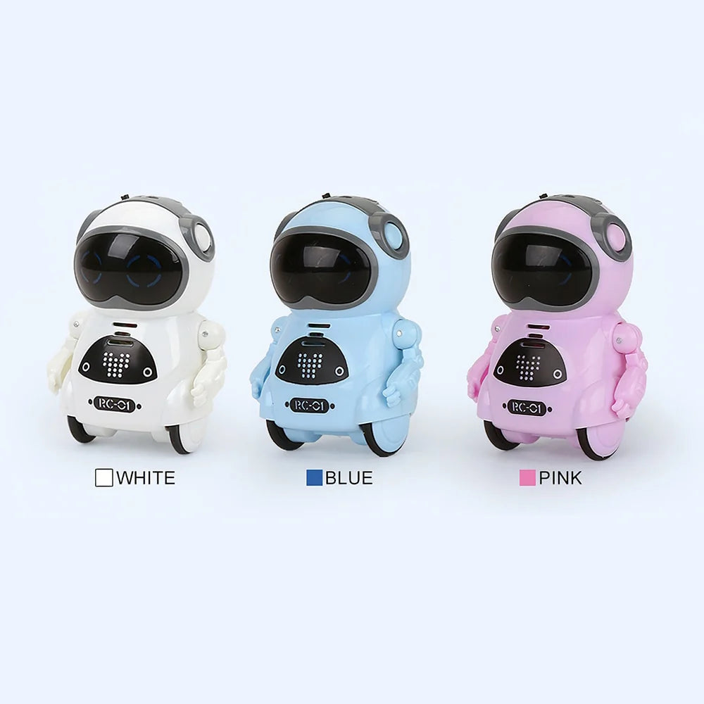 Pocket RC Robot | Interactive Voice Recording & Dancing | 85mm Pocket Size