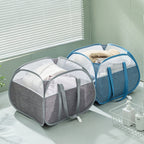 Laundry Basket | Collapsible Pop-Up & Mesh Panels | Long Carry Handles