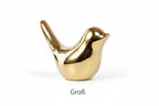 Porcelain Bird Figurine | White Sculptural Accent