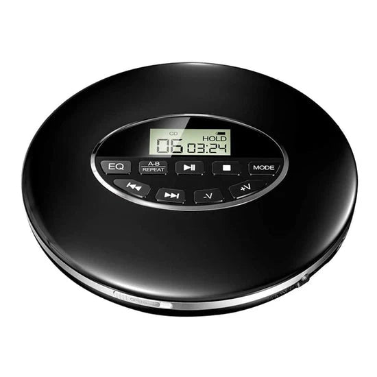 Portable CD Player | Anti-Skip & LCD Display | Battery Powered