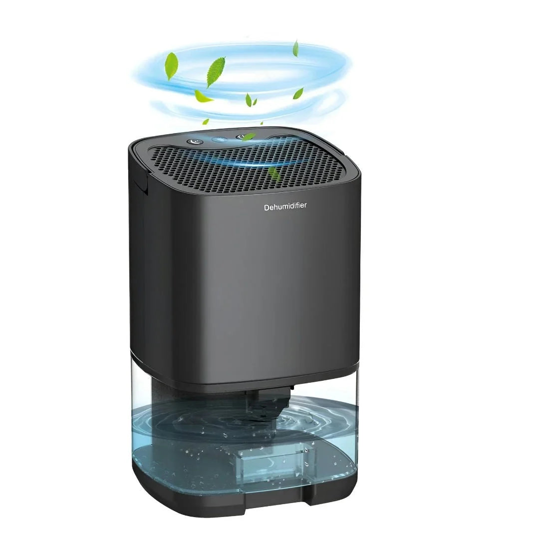 Portable Dehumidifier | Transparent Water Tank & Compact Tabletop