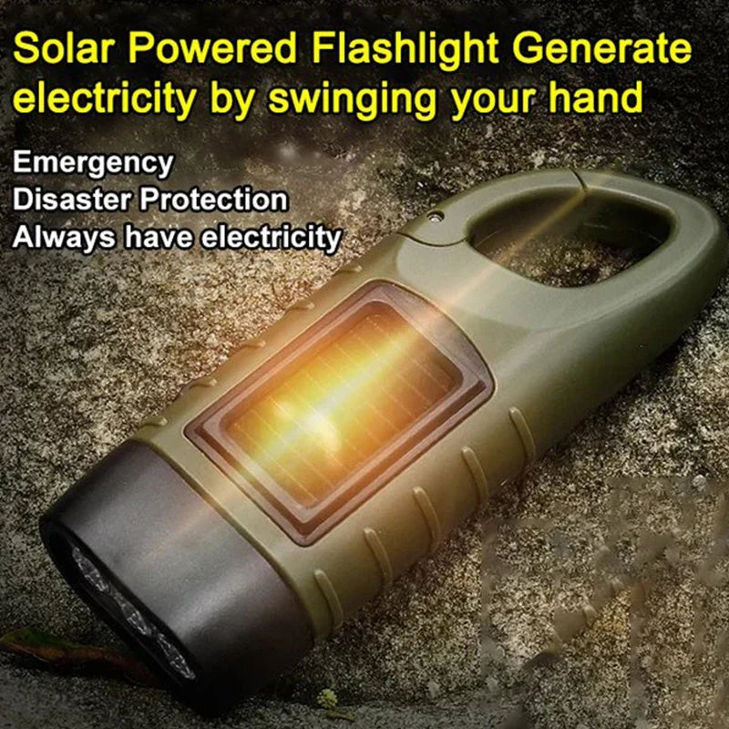 Portable Flashlight | Solar-Powered & Battery-Free