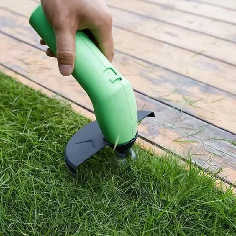 Grass Trimmer | Battery Powered & Contoured Grip | Circular Cutting Head