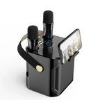 Portable Karaoke Speaker | Bluetooth & Dual Wireless Mics