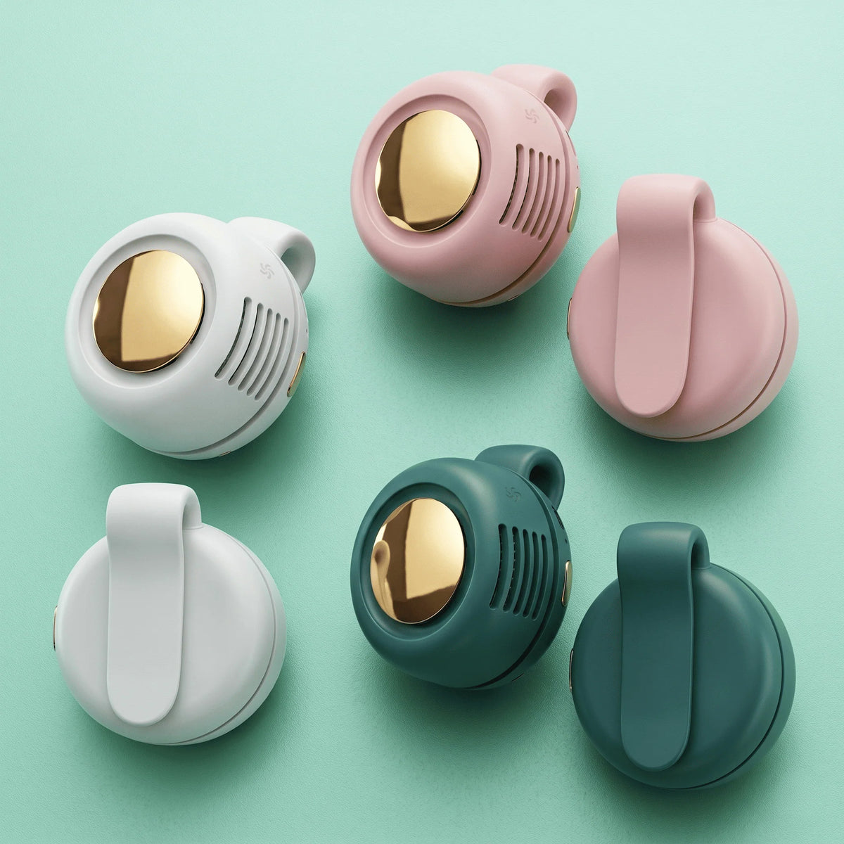 Portable Mini Fan | 360° Rotatable & Clip Mount