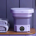 Portable Washing Machine | Foldable & Lightweight Spin Dryer | Three-Speed