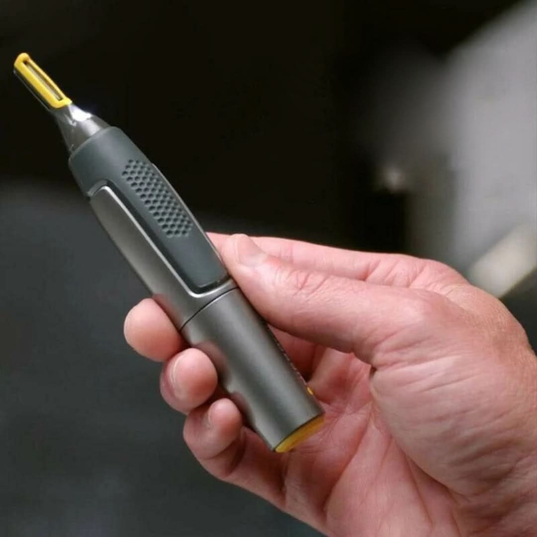 Precision Trimmer | Ultra-Thin Head & Built-In LED Light | Textured Grip