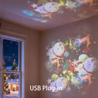 Projector Lamp | Rotating Ocean Wave Projection & USB Rechargeable
