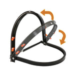 Protective Helmet | Stainless Steel Shell & Full-Face Visor | Adjustable Headband