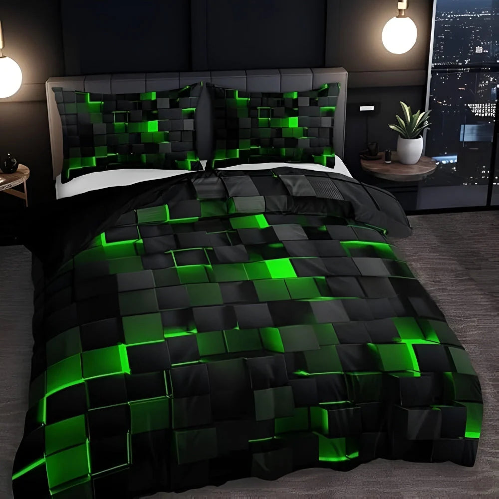 Quilt Cover Set | Modern Geometric & Year-Round Comfort