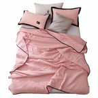 Bed Blanket | Cooling Smooth Woven Fabric | Hemmed Edges