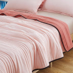 Bed Blanket | Cooling Smooth Woven Fabric | Hemmed Edges