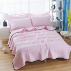 Bed Blanket | Cooling Smooth Woven Fabric | Hemmed Edges