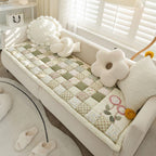 Sofa Cover | Quilted Floral Patchwork | Soft Microfiber Blend