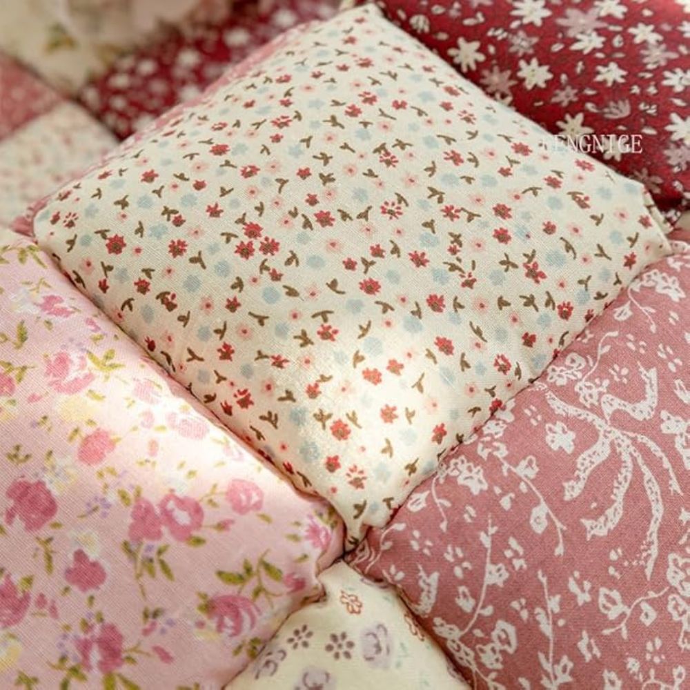 Sofa Cover | Quilted Floral Patchwork | Soft Microfiber Blend