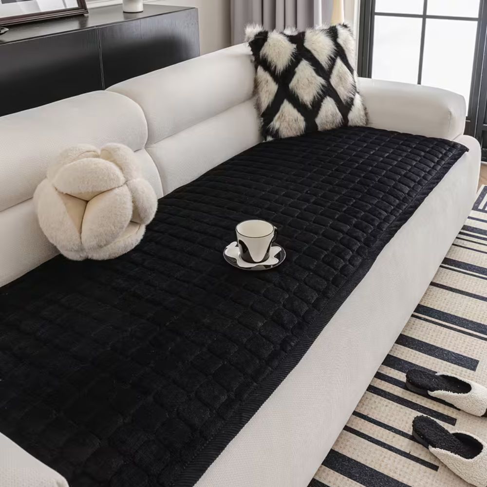 Couch Cover | Plush Quilted Microfiber Blend | Machine Washable