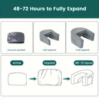Reading Pillow | Ergonomic Memory Foam With Side Pockets & Washable Cover