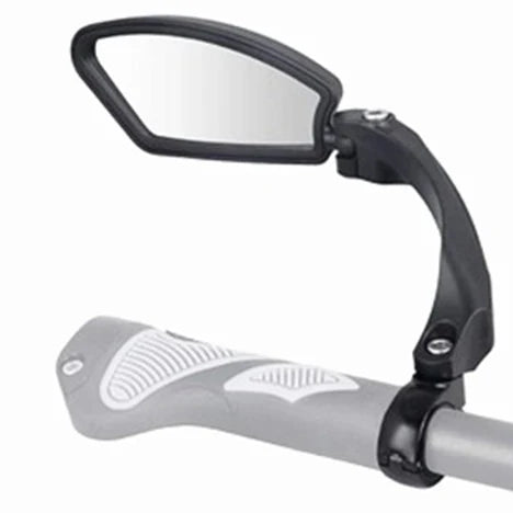 Rearview Bike Mirror | Adjustable Angle & Wide View | Fits Most Handlebars
