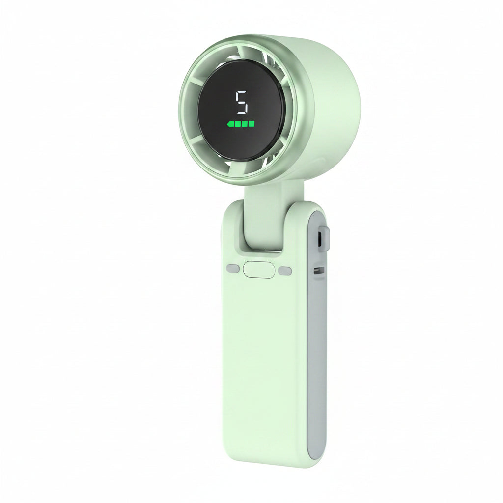 Hand Fan | Rechargeable & Multi-Speed | Detachable Stand