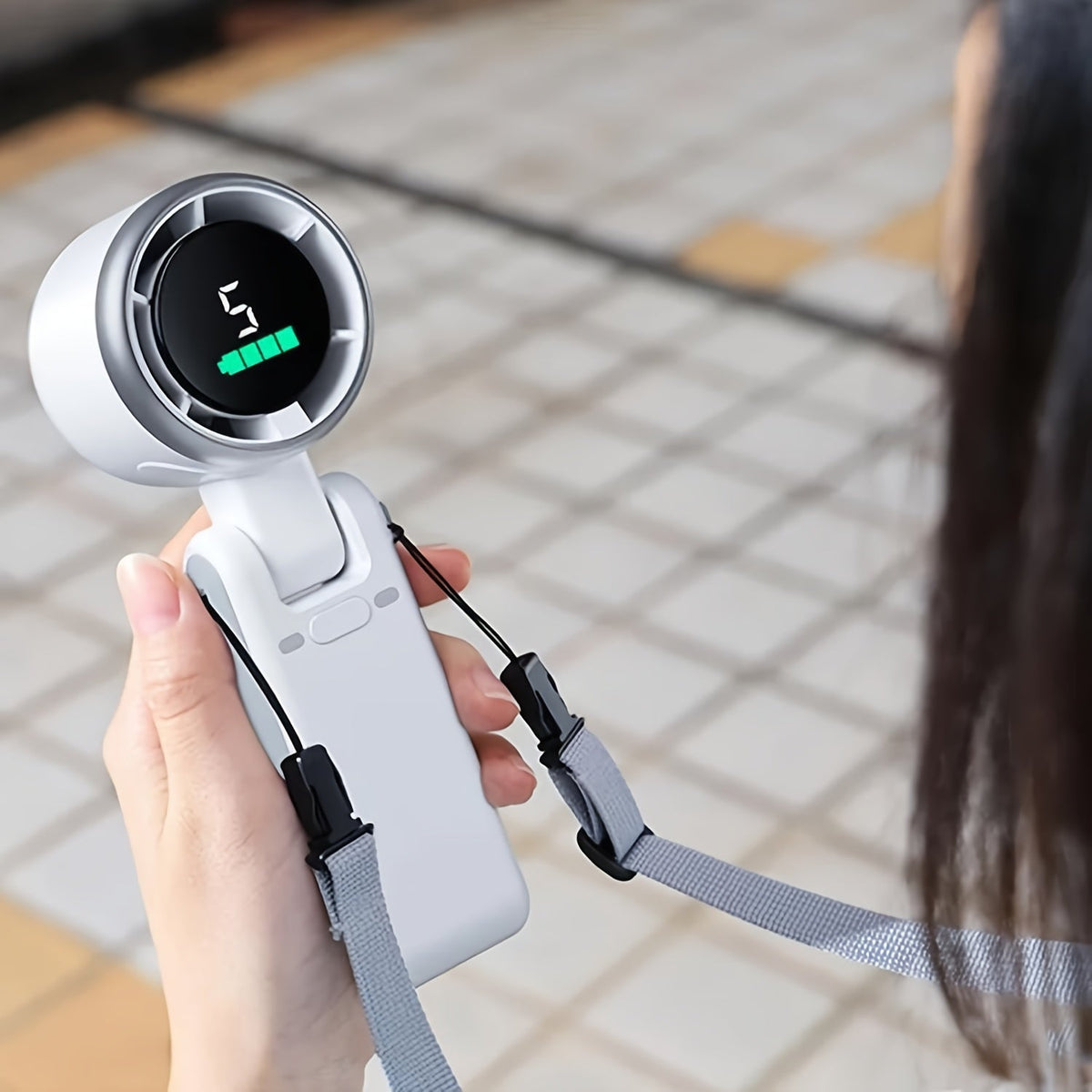 Hand Fan | Rechargeable & Multi-Speed | Detachable Stand