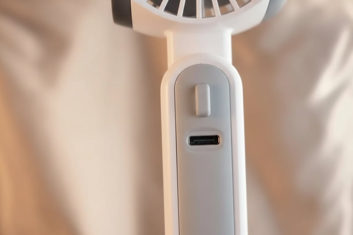 Hand Fan | Rechargeable & Multi-Speed | Detachable Stand