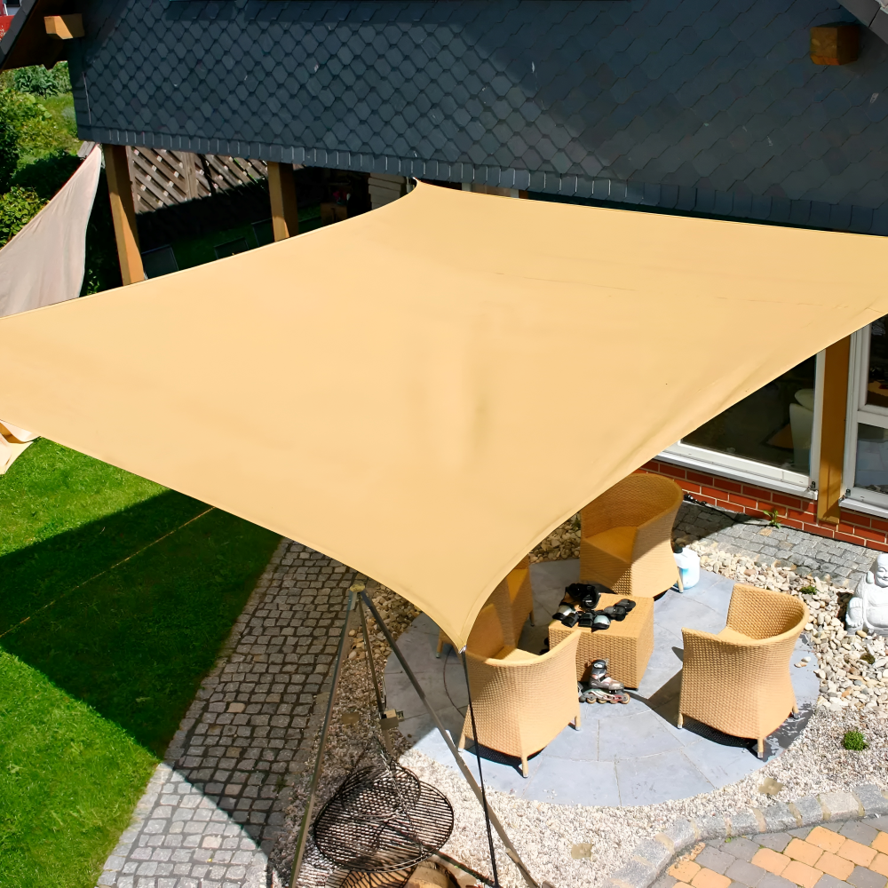 Sunshade Sail | Waterproof Coated Polyester | Rectangular