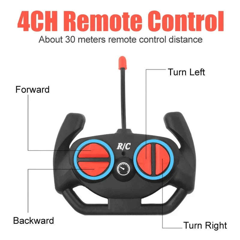 Remote Control Car | High-Speed 2.4G Remote & LED Lights
