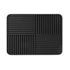 Dish Drying Mat | Ridged Anti-Slip Silicone | Foldable
