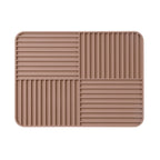 Dish Drying Mat | Ridged Anti-Slip Silicone | Foldable