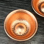 Ritual Water Bowl | Hand-Forged & Hammered Brass | 8 x 3 cm