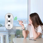 Robotic Window Cleaner | Remote Control & Cleaning Pads | Oval Design