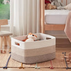 Storage Basket | Coiled Cotton Rope | Side Handles