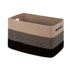 Storage Basket | Coiled Cotton Rope | Side Handles