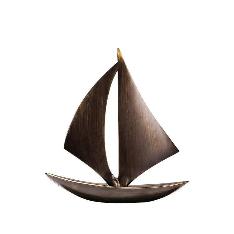Sailboat Sculpture | Nautical-Themed Tabletop Accent