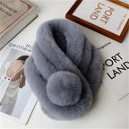 Scarf | Plush Faux Fur & Loop-Through Design