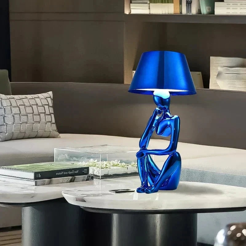 Sculpture Table Lamp | Cordless & Rechargeable Sculptural Base