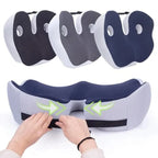 Seat Cushion | Orthopedic Contoured Memory Foam & Breathable Mesh