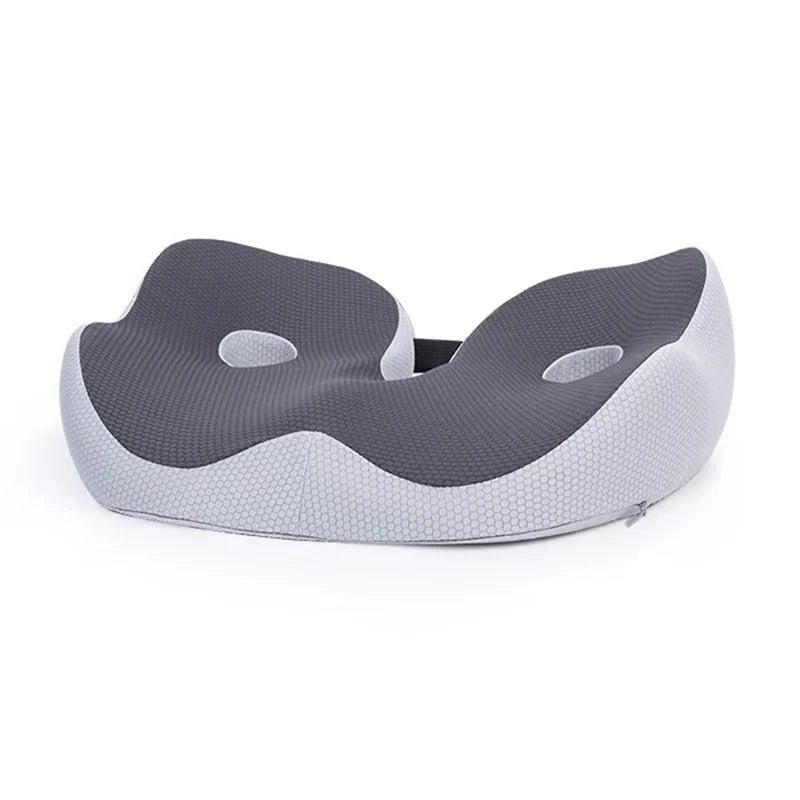 Seat Cushion | Orthopedic Contoured Memory Foam & Breathable Mesh