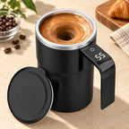 Self-Stirring Mug | Rechargeable Magnetic Mixing & Temperature Display | 380 ml