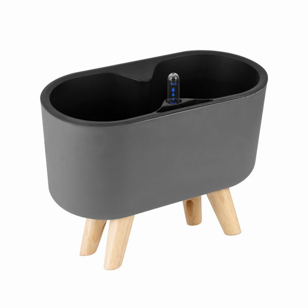 Plant Pot | Self-Watering & Built-In Reservoir | Cylindrical
