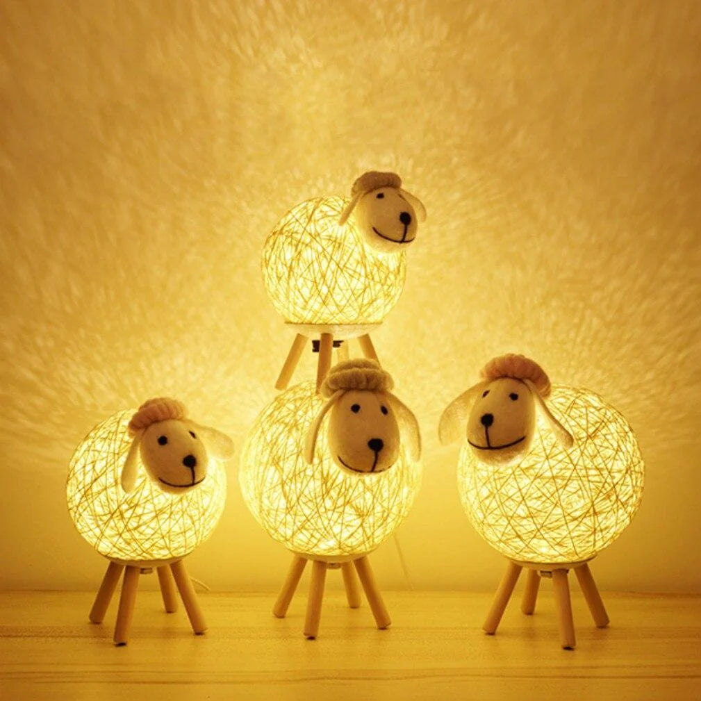 Kids Night Light | Sheep-Shaped Soft Silicone | Rechargeable