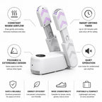 Shoe Dryer | Constant Warm Airflow, Auto Shut-Off & Foldable Design