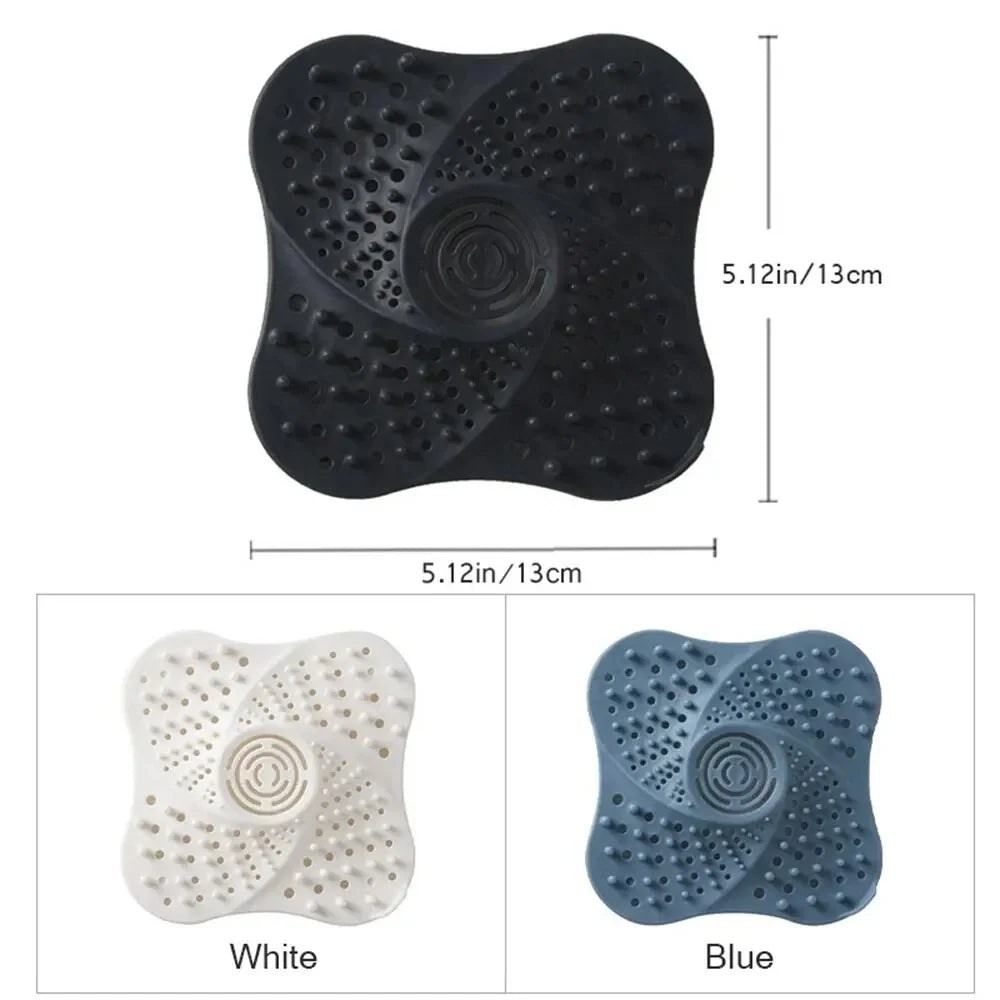 Shower Drain Hair Catcher | Spiral Trap & Suction Cups