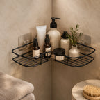 Shower Shelf | Corner Rustproof & Adhesive Mount