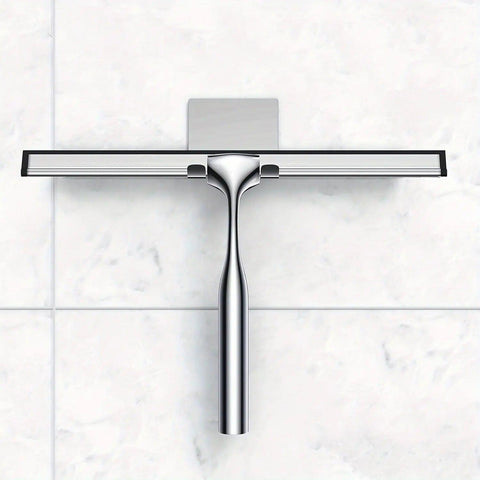Shower Squeegee | Flat Rubber Blade | Long Handle