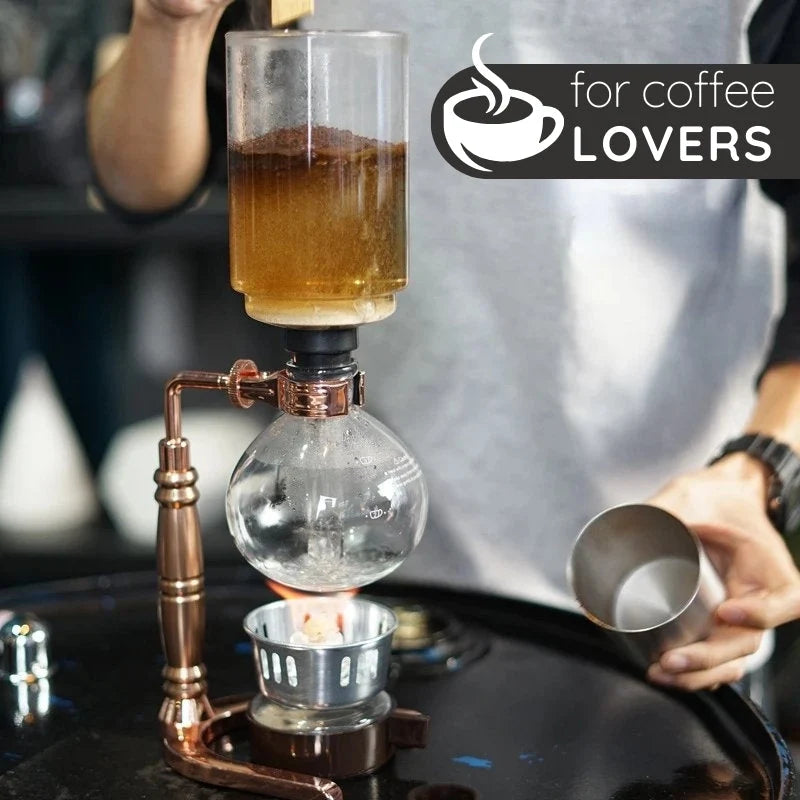 Siphon Coffee Maker | Vacuum Brewing & Heat-Resistant Borosilicate Glass